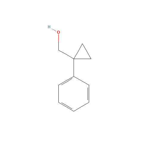 (1-phenylcyclopropyl)methanol (CAS: 31729-66-5) - Chemical Structure and Molecular Formula 