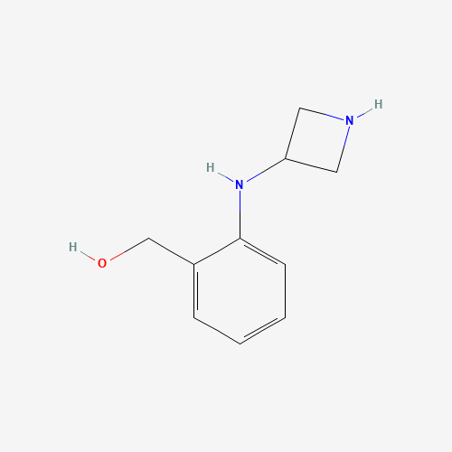 [2-(azetidin-3-ylamino)phenyl]methanol (CAS: 162045-62-7) - Chemical Structure and Molecular Formula 