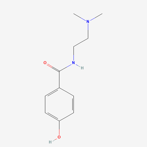 N-[2-(dimethylamino)ethyl]-4-hydroxybenzamide (CAS: 77301-24-7) - Chemical Structure and Molecular Formula 
