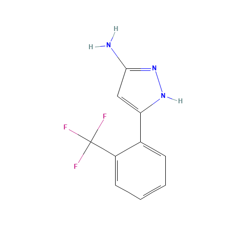 5-[2-(trifluoromethyl)phenyl]-1H-pyrazol-3-amine (CAS: 502133-02-0) - Related Chemical Product