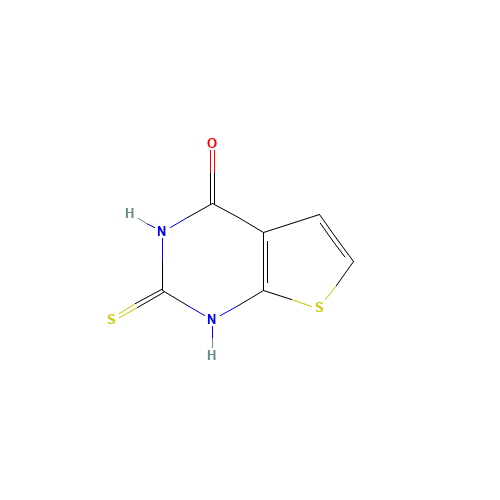 2-sulfanylidene-1H-thieno[2,3-d]pyrimidin-4-one (CAS: 117516-97-9) - Related Chemical Product