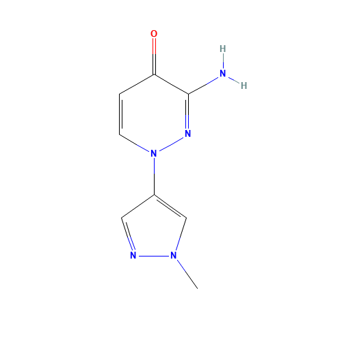 3-amino-1-(1-methylpyrazol-4-yl)pyridazin-4-one (CAS: 1314395-82-8) - Related Chemical Product