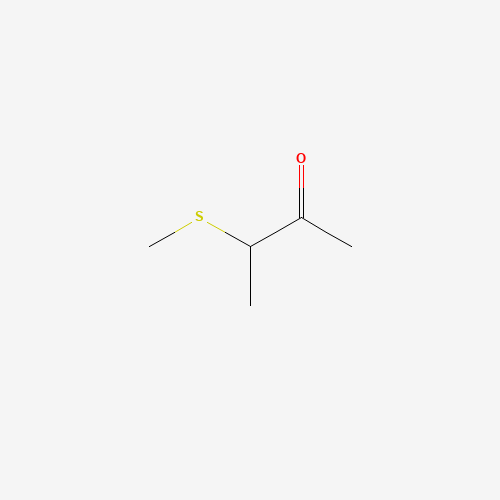 3-methylsulfanylbutan-2-one (CAS: 53475-15-3) - Chemical Structure and Molecular Formula 