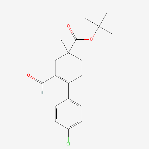 tert-butyl 4-(4-chlorophenyl)-3-formyl-1-methylcyclohex-3-ene-1-carboxylate (CAS: 1308838-31-4) - Related Chemical Product