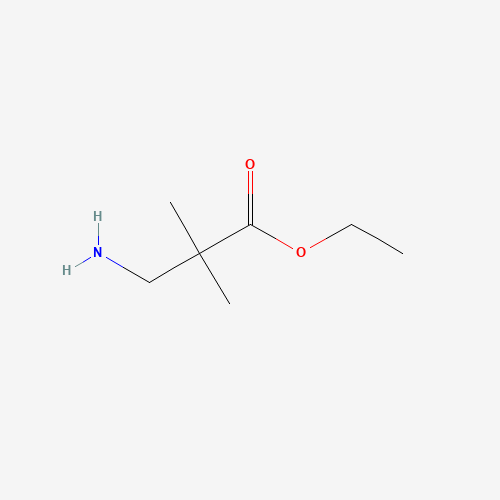 ethyl 3-amino-2,2-dimethylpropanoate (CAS: 59193-77-0) - Chemical Structure and Molecular Formula 