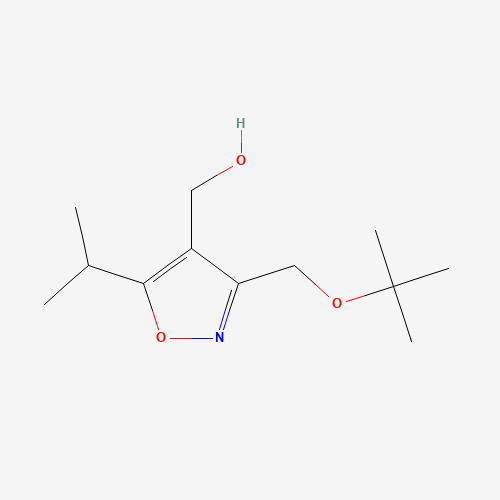 [3-[(2-methylpropan-2-yl)oxymethyl]-5-propan-2-yl-1,2-oxazol-4-yl]methanol (CAS: 1020571-83-8) - Related Chemical Product