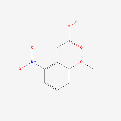 2-(2-methoxy-6-nitrophenyl)acetic acid (CAS: 20876-28-2) - Chemical Structure and Molecular Formula 