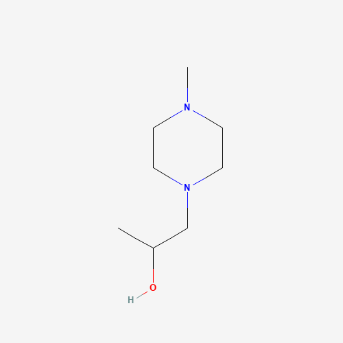 1-(4-methylpiperazin-1-yl)propan-2-ol (CAS: 4223-94-3) - Chemical Structure and Molecular Formula 