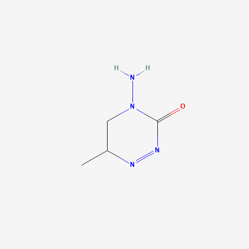4-amino-6-methyl-5,6-dihydro-1,2,4-triazin-3-one (CAS: 762217-20-9) - Chemical Structure and Molecular Formula 