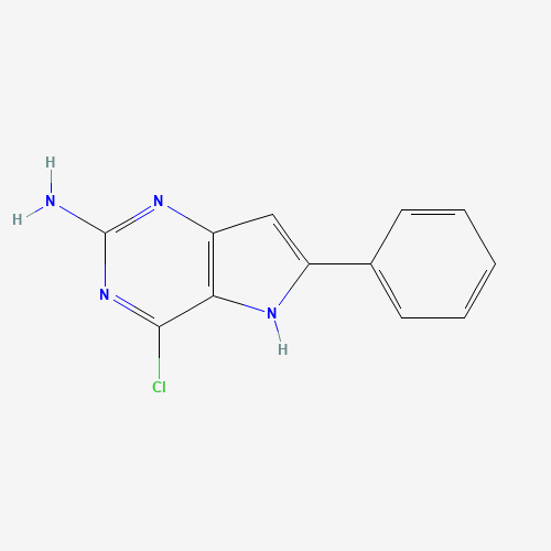 4-chloro-6-phenyl-5H-pyrrolo[3,2-d]pyrimidin-2-amine (CAS: 1253789-10-4) - Related Chemical Product