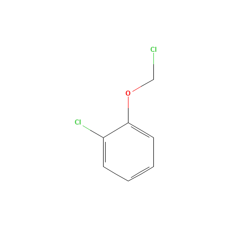 1-chloro-2-(chloromethoxy)benzene (CAS: 58171-26-9) - Chemical Structure and Molecular Formula 