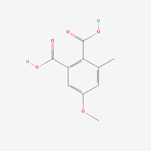 5-methoxy-3-methylphthalic acid (CAS: 103203-38-9) - Chemical Structure and Molecular Formula 