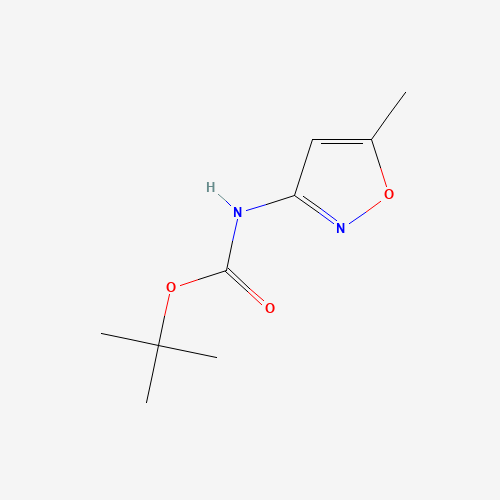 tert-butyl N-(5-methyl-1,2-oxazol-3-yl)carbamate (CAS: 97517-66-3) - Chemical Structure and Molecular Formula 
