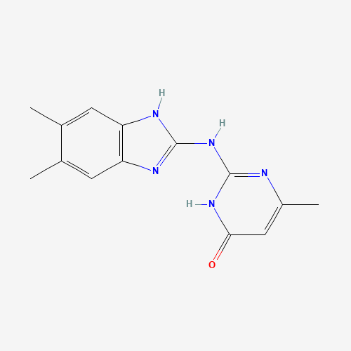2-[(5,6-dimethyl-1H-benzimidazol-2-yl)amino]-6-methyl-1H-pyrimidin-4-one (CAS: 42389-41-3) - Related Chemical Product