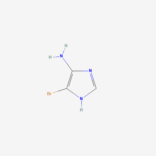 5-bromo-1H-imidazol-4-amine (CAS: 72852-02-9) - Chemical Structure and Molecular Formula 