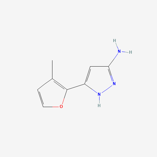 5-(3-methylfuran-2-yl)-1H-pyrazol-3-amine (CAS: 1028843-01-7) - Related Chemical Product