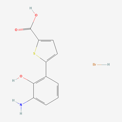 5-(3-amino-2-hydroxyphenyl)thiophene-2-carboxylic acid;hydrobromide (CAS: 1262298-26-9) - Related Chemical Product