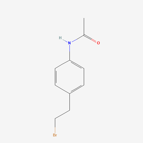 N-[4-(2-bromoethyl)phenyl]acetamide (CAS: 39232-06-9) - Chemical Structure and Molecular Formula 
