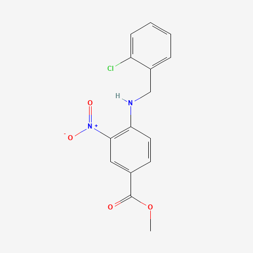 methyl 4-[(2-chlorophenyl)methylamino]-3-nitrobenzoate (CAS: 954231-42-6) - Related Chemical Product