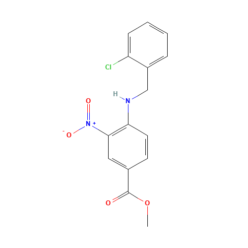 methyl 4-[(2-chlorophenyl)methylamino]-3-nitrobenzoate (CAS: 954231-42-6) - Related Chemical Product