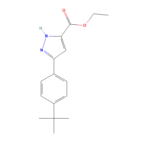 ethyl 3-(4-tert-butylphenyl)-1H-pyrazole-5-carboxylate (CAS: 852815-09-9) - Related Chemical Product