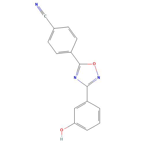 4-[3-(3-hydroxyphenyl)-1,2,4-oxadiazol-5-yl]benzonitrile (CAS: 199447-16-0) - Related Chemical Product
