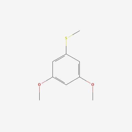 1,3-dimethoxy-5-methylsulfanylbenzene (CAS: 2570-45-8) - Chemical Structure and Molecular Formula 