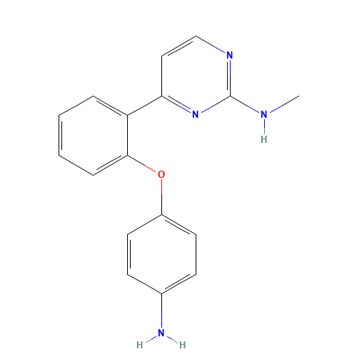 4-[2-(4-aminophenoxy)phenyl]-N-methylpyrimidin-2-amine (CAS: 870221-29-7) - Related Chemical Product
