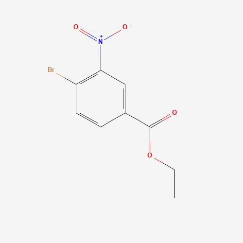 ethyl 4-bromo-3-nitrobenzoate (CAS: 168473-87-8) - Chemical Structure and Molecular Formula 