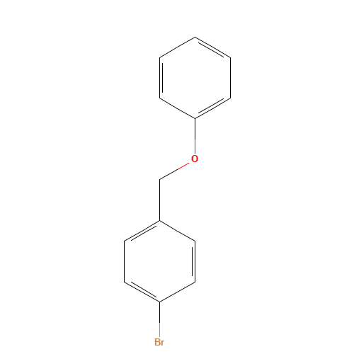 1-bromo-4-(phenoxymethyl)benzene (CAS: 20600-22-0) - Chemical Structure and Molecular Formula 