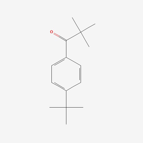 1-(4-tert-butylphenyl)-2,2-dimethylpropan-1-one (CAS: 22583-66-0) - Chemical Structure and Molecular Formula 
