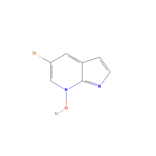 5-bromo-7-hydroxypyrrolo[2,3-b]pyridine (CAS: 1092580-91-0) - Chemical Structure and Molecular Formula 