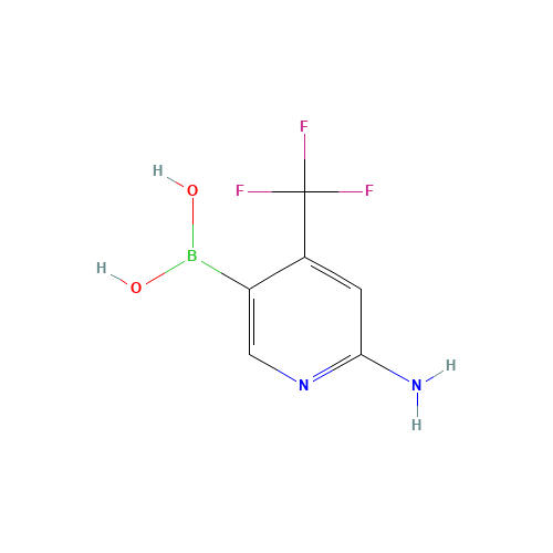 [6-amino-4-(trifluoromethyl)pyridin-3-yl]boronic acid (CAS: 1045861-32-2) - Related Chemical Product