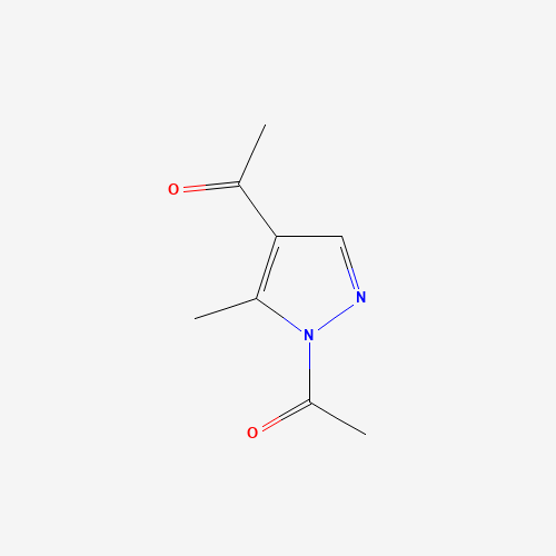 1-(1-acetyl-5-methylpyrazol-4-yl)ethanone (CAS: 175135-02-1) - Chemical Structure and Molecular Formula 