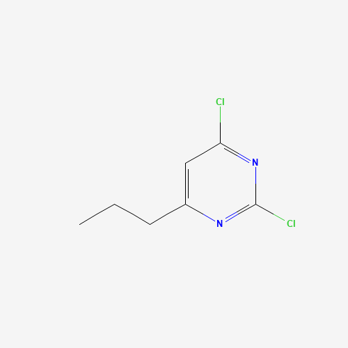 2,4-dichloro-6-propylpyrimidine (CAS: 89938-07-8) - Chemical Structure and Molecular Formula 