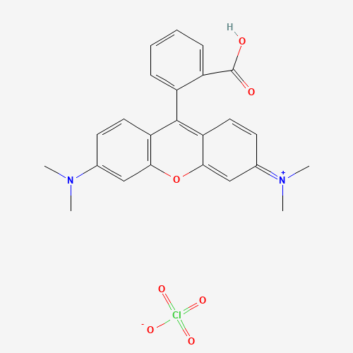 [9-(2-carboxyphenyl)-6-(dimethylamino)xanthen-3-ylidene]-dimethylazanium;perchlorate (CAS: 62669-72-1) - Related Chemical Product