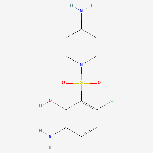 6-amino-2-(4-aminopiperidin-1-yl)sulfonyl-3-chlorophenol (CAS: 364363-88-2) - Related Chemical Product