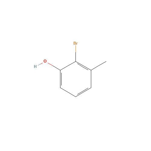 2-bromo-3-methylphenol (CAS: 22061-78-5) - Chemical Structure and Molecular Formula 