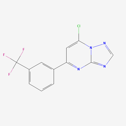 7-chloro-5-[3-(trifluoromethyl)phenyl]-[1,2,4]triazolo[1,5-a]pyrimidine (CAS: 75175-85-8) - Related Chemical Product