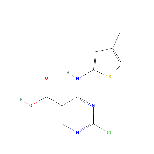 2-chloro-4-[(4-methylthiophen-2-yl)amino]pyrimidine-5-carboxylic acid (CAS: 1439908-85-6) - Related Chemical Product