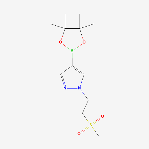 1-(2-methylsulfonylethyl)-4-(4,4,5,5-tetramethyl-1,3,2-dioxaborolan-2-yl)pyrazole (CAS: 1339892-52-2) - Related Chemical Product