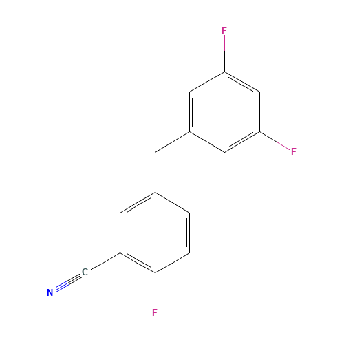 5-[(3,5-difluorophenyl)methyl]-2-fluorobenzonitrile (CAS: 1108745-25-0) - Related Chemical Product