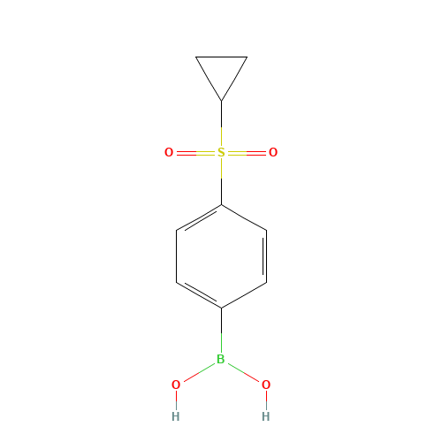 (4-cyclopropylsulfonylphenyl)boronic acid (CAS: 1217501-07-9) - Related Chemical Product