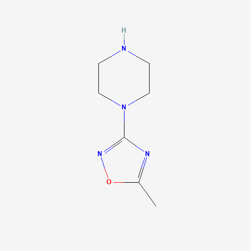 5-methyl-3-piperazin-1-yl-1,2,4-oxadiazole (CAS: 1019637-82-1) - Related Chemical Product