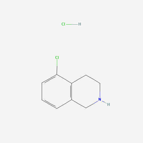 5-chloro-1,2,3,4-tetrahydroisoquinoline;hydrochloride (CAS: 799274-05-8) - Chemical Structure and Molecular Formula 