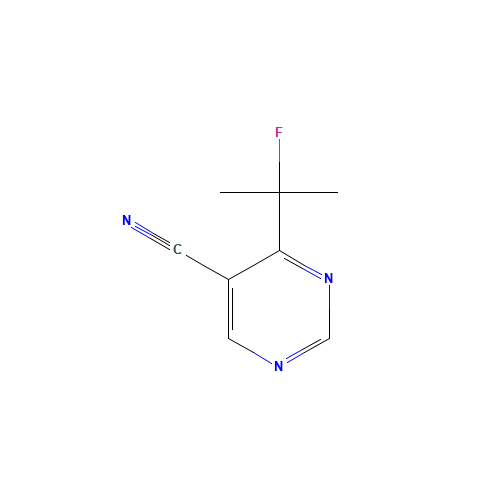 4-(2-fluoropropan-2-yl)pyrimidine-5-carbonitrile (CAS: 1427195-26-3) - Related Chemical Product