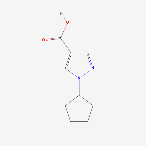 1-cyclopentylpyrazole-4-carboxylic acid (CAS: 1006452-51-2) - Related Chemical Product