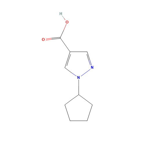 1-cyclopentylpyrazole-4-carboxylic acid (CAS: 1006452-51-2) - Related Chemical Product
