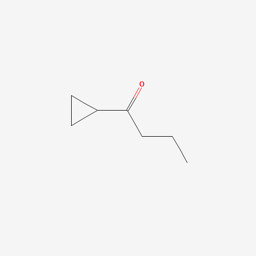 1-cyclopropylbutan-1-one (CAS: 6705-46-0) - Chemical Structure and Molecular Formula 