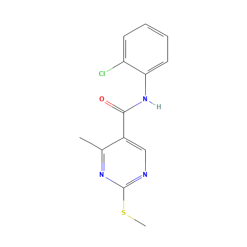 N-(2-chlorophenyl)-4-methyl-2-methylsulfanylpyrimidine-5-carboxamide (CAS: 892383-06-1) - Related Chemical Product